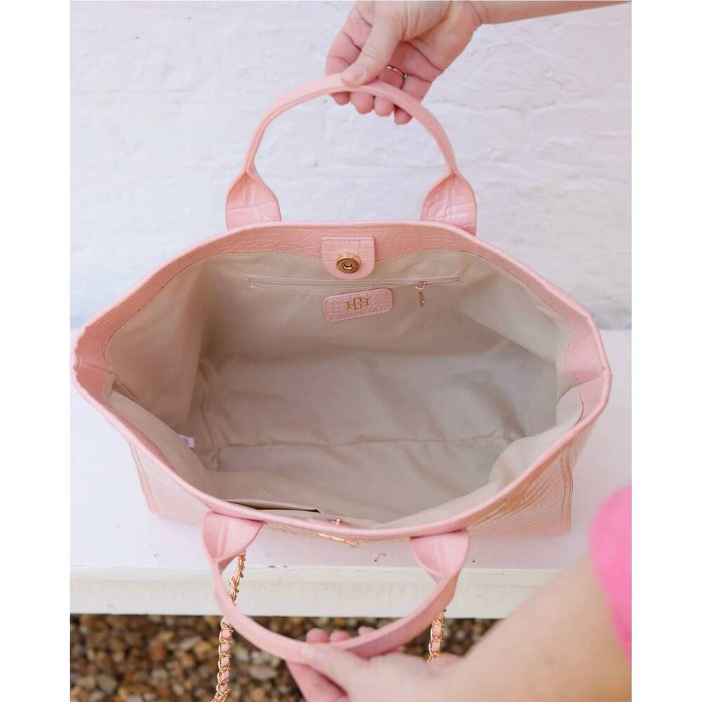 NEW CAROLINE HILL missy tote bag in blush - Picture 6 of 6